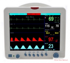 Pantalla LCD de 12,1 pulgadas Monitor de paciente de 6 parámetros múltiples