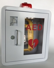 Alarma Primeros auxilios Desfibrilador AED Caja de armario de pared Caja