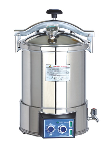 Autoclave esterilizador de vapor a presión portátil de 18L