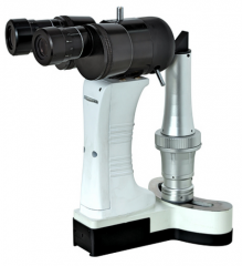 Microscopio de lámpara de hendidura portátil binocular