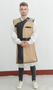 Chaleco de delantal de chaqueta de goma de plomo protector de rayos X