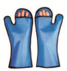 Guantes de mano protectores de caucho de plomo de rayos X