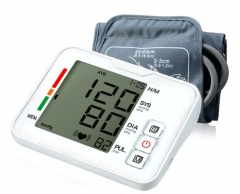 Monitor de presión arterial eléctrico tipo brazo con voz