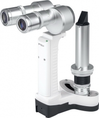 Lámpara de hendidura portátil para microscopio oftálmico