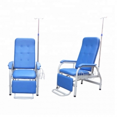 silla de infusión plegable y conveniente con tablero frontal