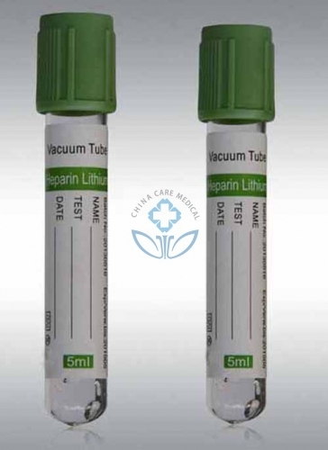 Tubo de sangre de heparina sódica PET de 13 × 75 mm, 100 piezas