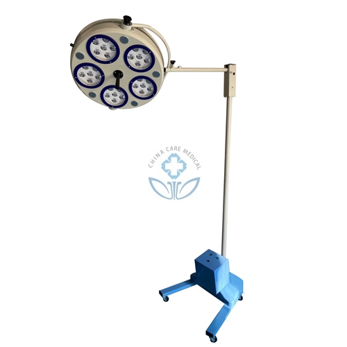 Luz LED de operación móvil de 5 agujeros con batería